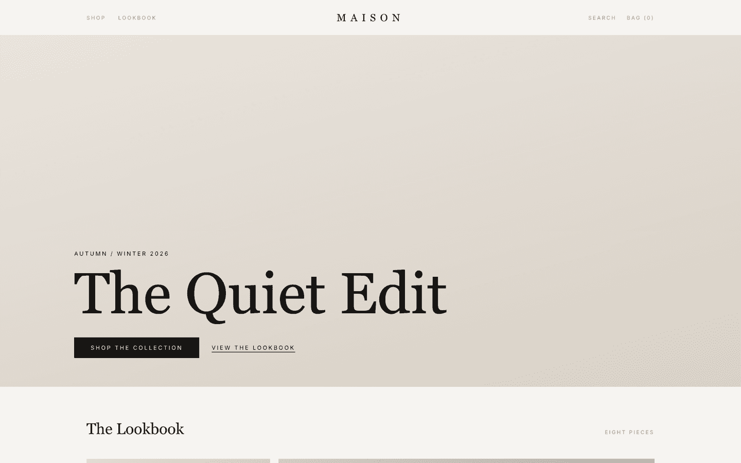 Maison template preview